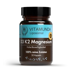 Liposomales Vegan D3 K2 Magnesium · 30 Kapseln